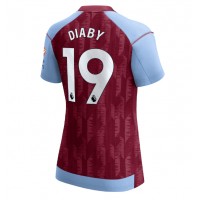 Aston Villa Moussa Diaby #19 Hjemmebanetrøje Dame 2023-24 Kortærmet